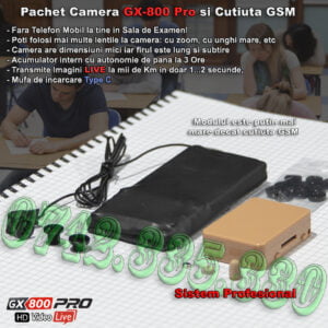 casca de copiat cu camera video GX 800 Pro
